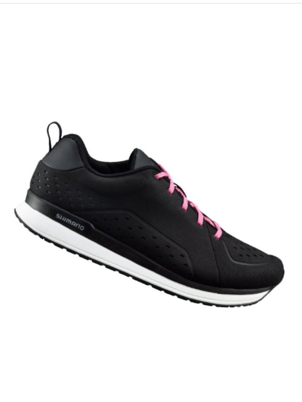 Shimano Women's Cycling Shoes Size 38 (6.5) Black Pink CT500-W Bolt Cleat